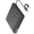 thumbnail image 1 of YongCo Highly speed USB Type C Interfaces External Optical Drive with Memory Card Reader and DC5V Charging Port for Computer, 1 of 10