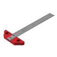 thumbnail image 1 of YongCo Inch Metric Measuring Ruler T Square Ruler Aluminum Woodworking Tool Scribing Ruler Tool Measurement Ruler, 1 of 7