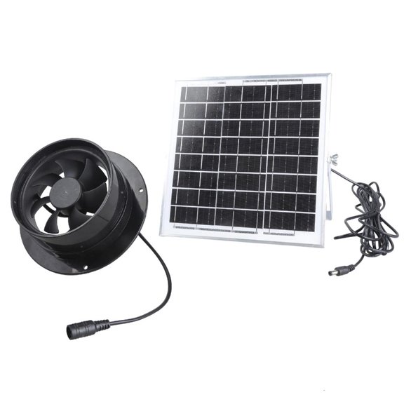 YongCo Low Solar Exhaust Fan Set With version Foot Channel For Attic Garage Air Exchange