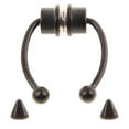 thumbnail image 1 of YongCo Magnetic Septum Nose Ring Horseshoe Fake Nose Ring Hoop Non-Piercing Jewelry Ins, 1 of 11