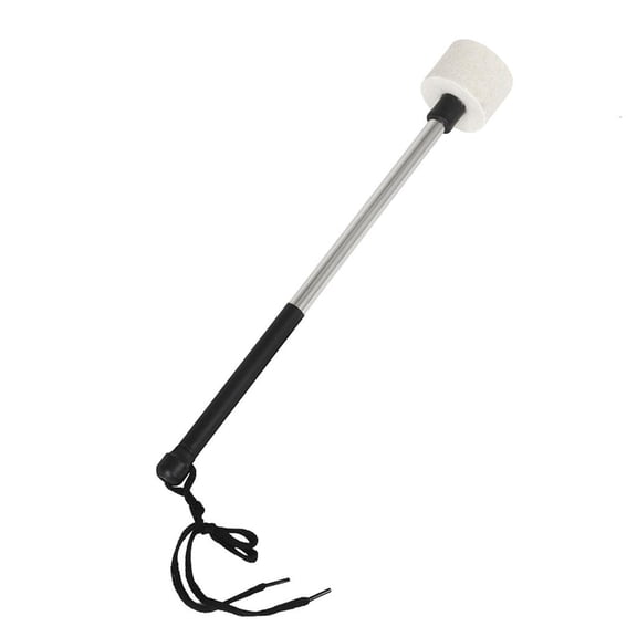 YongCo Marchings Bass Drum Mallets Stick Percussion Drumstick Felt Head & Stainless Steel Handles Drum Stick for Percussion