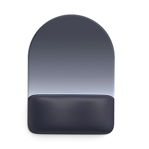 YongCo Modern Gradient Half Round Mouse Pad Ergonomic Wrist Cushion Memory Foam Support