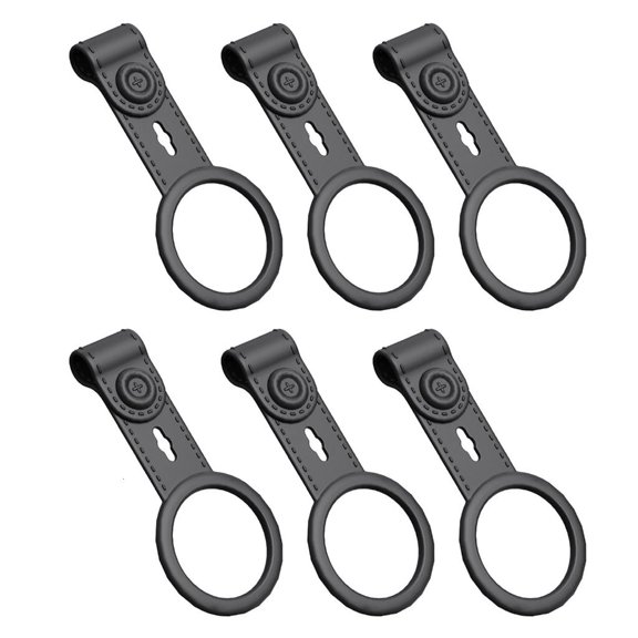 YongCo Modern Simple Elastomer Towel Hoop Gluey Wall Hook Denial Drill Bathroom Kitchen Planner Permanent Simple
