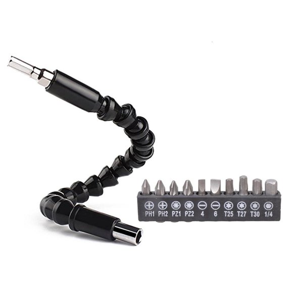 YongCo Multifunctional Electric Drill Screwdriver Bit Snake Flexible Pipe Cardan Shaft Connection Extension Rod Link