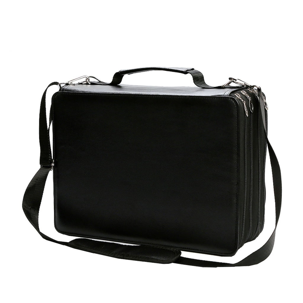 YongCo Multilayer 224 Markers Travel Storage Bag Marker Holder Bag with Shoulder Strap