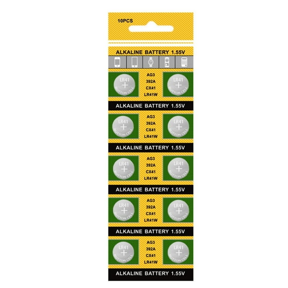 YongCo Multipacks of 20/10 AG3 736 LR41 Watch Battery Alkaline Button Cell Batteries Button Batteries for Toy & Timepieces