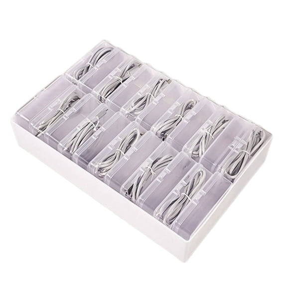 YongCo Multipurpose Storage Box With Sections for Easy Organization of Household Items In Any Room Space Saving Designs