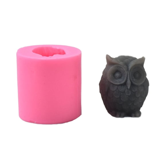 YongCo Owl-Silicone Mold Bird Resin-Plaster Resin Mold Animal Handmade-Soap Aromatherapy-Mould Home Decor