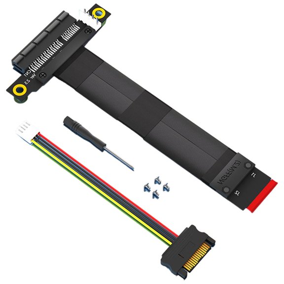 YongCo PCIe 1X Risers Card M 2230 2242 2260 2280 to PCIE Adapter 4Pin Power Risers Card for 2230 2242 2260 2280