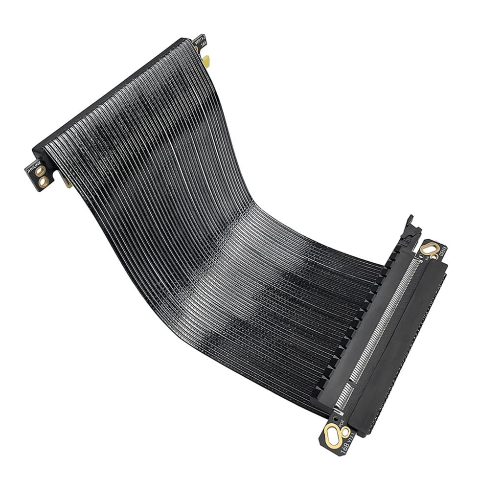 Pcie Ribbon YongCo PCIe 5.0 X16 Reverse Mounting Flexible Ribbon Cable 15cm For ...