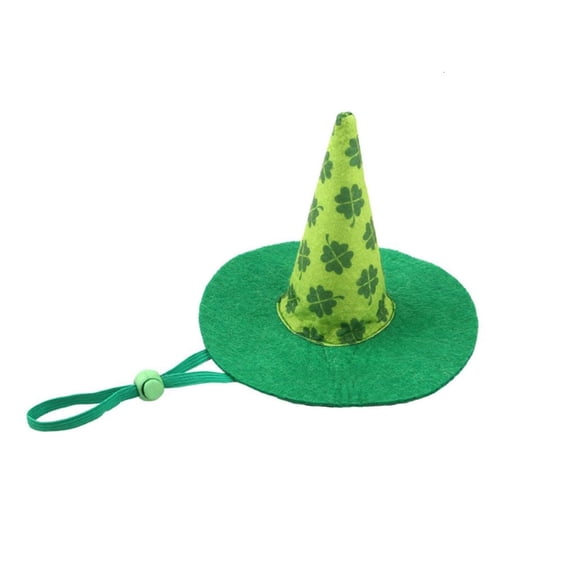 YongCo Patrick's Day Shamrock Costume for Dogs Pet Patrick Holiday Accessories Photo Props for Cats and Dogs