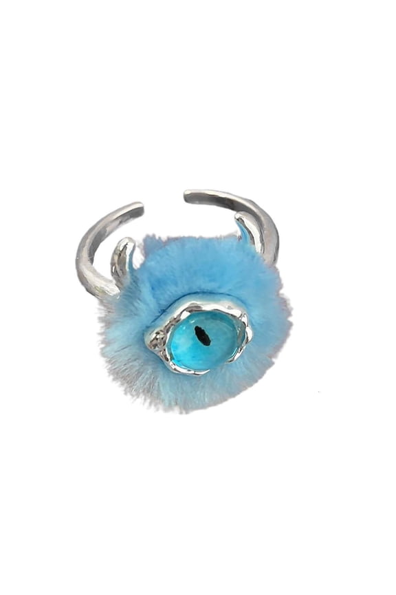 Plush Little Monsters Earrings Open Rings Funny Piercing Earring Fashion Jewelry