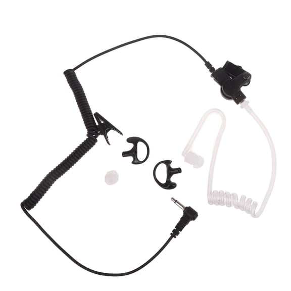 YongCo Portable 3.5mm Earpiece Headset Air Conduit Headphones Headset Lightweight for Communication Devices