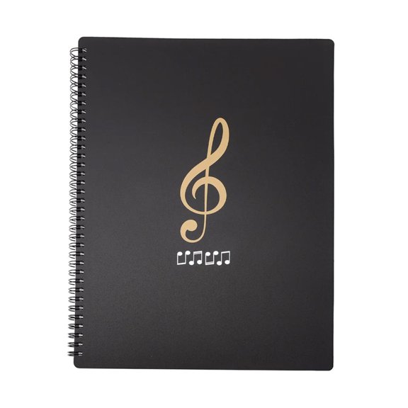 YongCo Portable 60 Pages Music Sheet File Paper Storage Folder Documents Holder