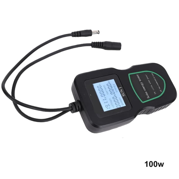 YongCo Portable MPPT Photovoltaic Panel Multimeter Solar Panel Tester Instrument Tool Solar Energy Meter 100W/200W/300W/500W