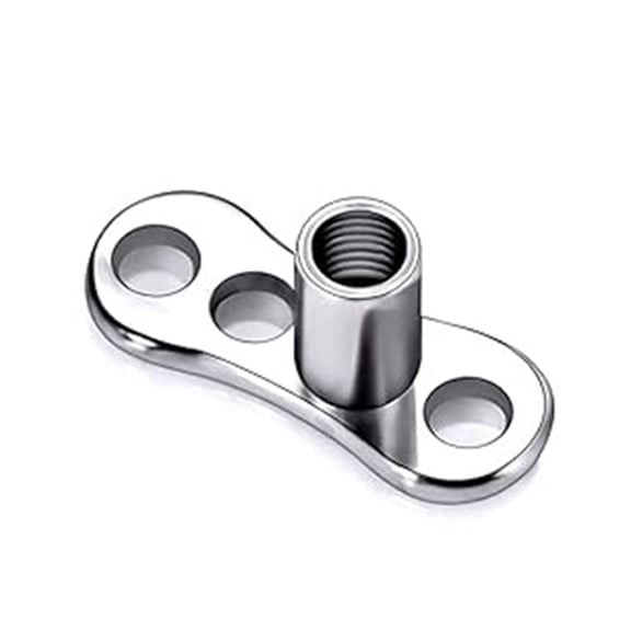 YongCo Practical Steel Dermals Anchors Piercings Jewelry Accessory Convenient for Skin Diver Daily Casual Use Craft Supplies