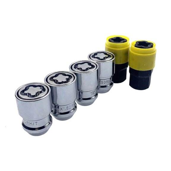 YongCo Prem1umAntiTheft Lugs Nut Set Carbon Steel Construction Finish Universally Compatibility Car Wheel Protections
