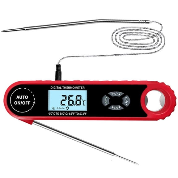 YongCo Professional Duals Probe Cooking Thermometers Fast Responses Time Accurate Temperature Measurement From 50C To 300C