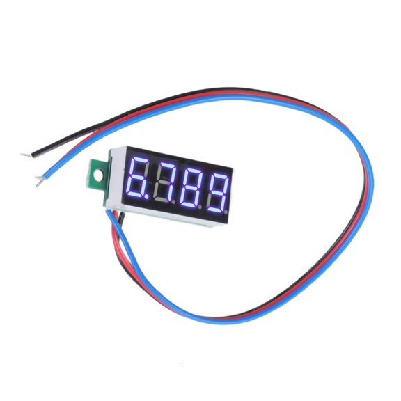 YongCo Professional LED Voltages Tester Panel Meter 4Digit Display DC0-100V AdjustableRes1stanceFor Projects Accessories