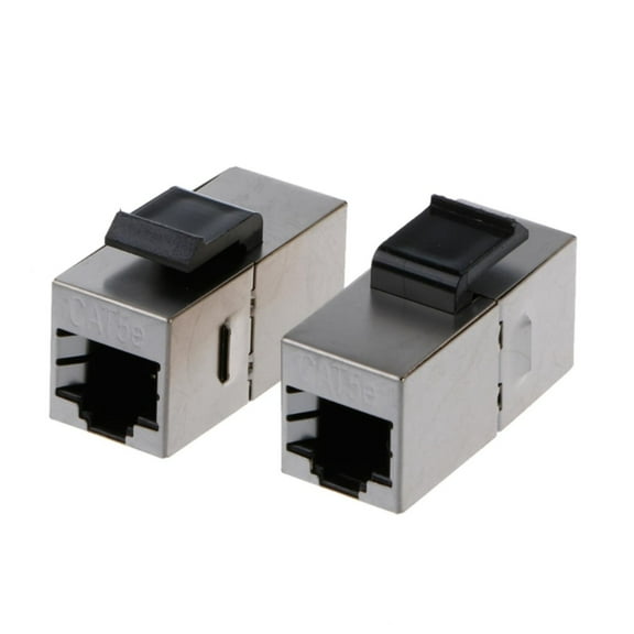 YongCo RJ45 Ethernet Cables Module Plug Connector RJ-45 Shielded Cat6 Module Keystone Cable Office