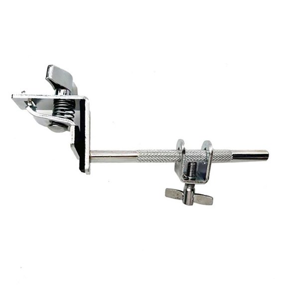 YongCo Removable Hoop Mounted Cowbell Holder Metal Drum Cowbell Mount Clamp Mounting Bracket Percussion Accessories Durable