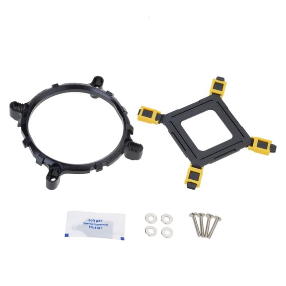 YongCo Retention Brackets Coolers,Mounting Brackets Kits CPU Fan Brackets Heatsink Radiators Mount Back Plate for LGA775 115X 1