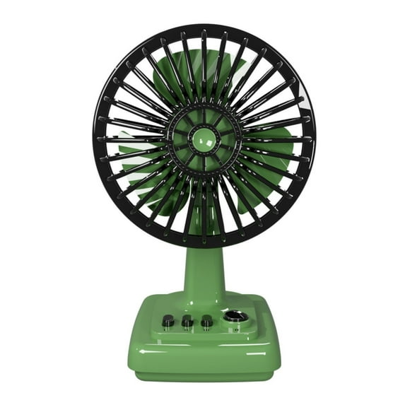 YongCo Retro Metal Fan USB Power 3 Speed Setting Vintage Style Desktop Cooling