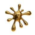 thumbnail image 1 of YongCo Retro Styles Asymmetrical Shape Brooch Clothing Jewelry Accessory Social Gathering Jewelry Stainless Steel Texture, 1 of 15