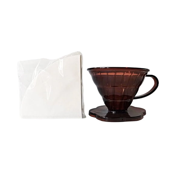 YongCo Reusable Plastic Coffee Filter Cone Coffee Dripper for Home Kitchens and Bar Use