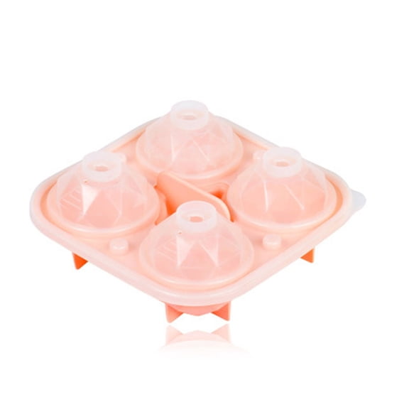 YongCo Rhombus-Shape Silicone Ice-Cube Tray Mold Crystal-Clear Ice-Cubes Mold Whiskey
