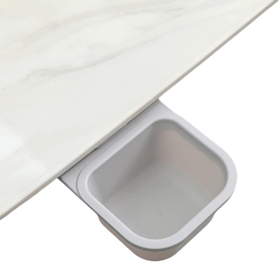 YongCo Rotating Desk Trash Can Modern Desk Trash Organizers Perfect For Keep Workspaces Odors