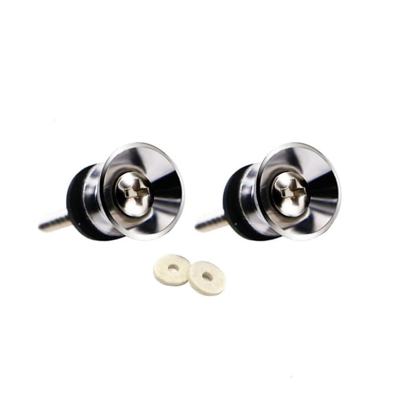 YongCo Set of 2 Guitar Strap Locks Antislip Buttons Strap Lock Buttons Strap Buttons