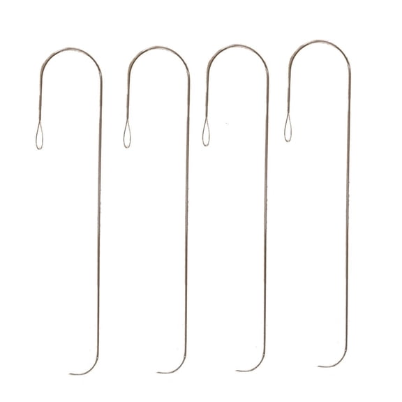YongCo Set of 4 Chic Curved Bead Spinner Needle for Bead Loading and Jewelry Crafting