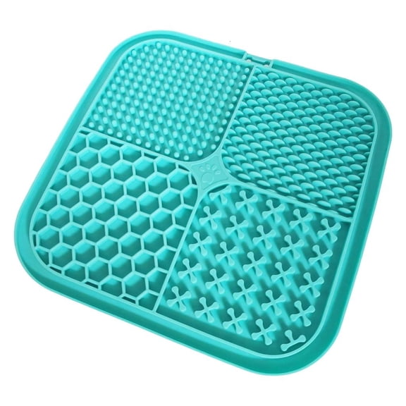 YongCo Silicone Licking Pad For Dogs Cats Encourages Slow Eating Rules Secures On Smooth Surfaces Effortlessly Cleanups