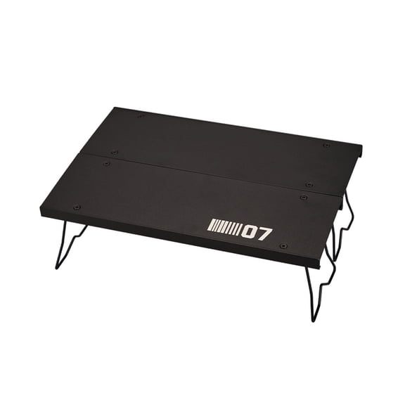 YongCo Small Foldable Table Outdoor Table Small Beach Table Aluminum Alloy Texture Perfect for Camping Picnics Travel Use