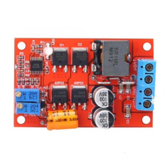 YongCo Solar MPPT Charge Controller 5A Output Auto Voltages Trackings For Lithiums Batteries Low Power Consumption Indicators