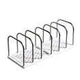 thumbnail image 1 of YongCo Space Saving Desk Book End Magazine Stand 6 Compartments Metal Wire Bookend, 1 of 11