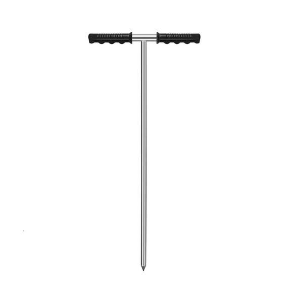 YongCo Stainless Steel Soil Probe Rod - T-Style Handle Professional Versatile Soil set for Garden Septic Tanks Farm