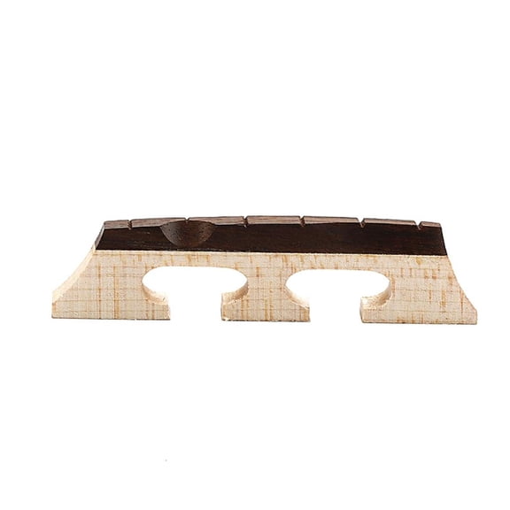 YongCo Standard Banjo Bridge Guitar Bass Bridge Banjo Replacement Parts Wood Four String Banjo Maple Banjo Bridge Banjo Part