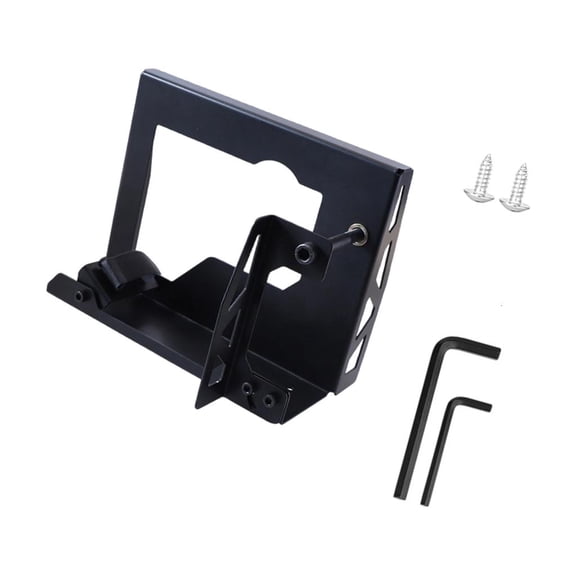 YongCo Steel Planer Stand With Base & Quick-Release Clamp For Woodworking Tools 1.5kg Compact Design