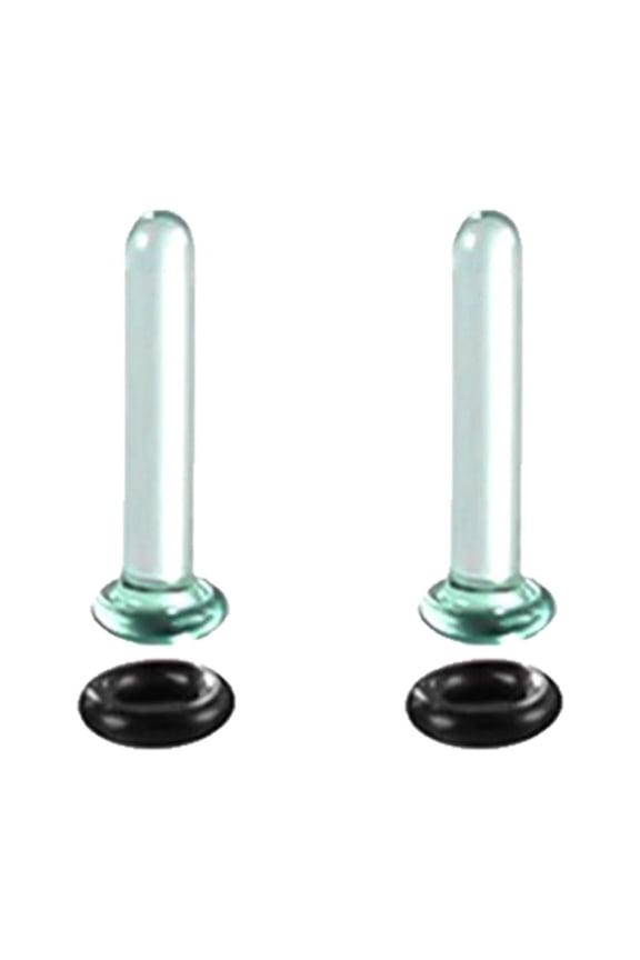 Sturdy Glass Ear Stretching Set Plugs for Ears Gauges with Single Expander Jewelry for Body Piercing Enthusiasts