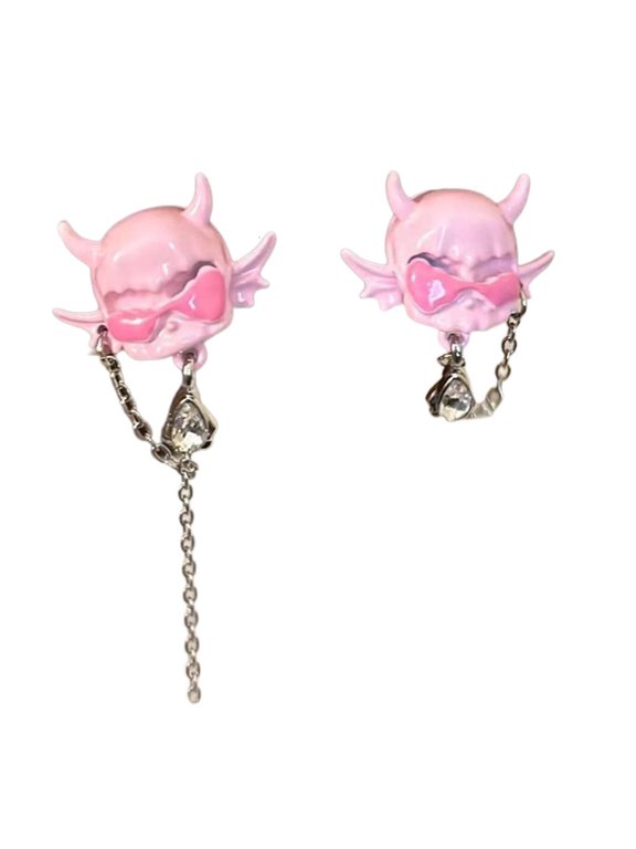 Stylish DevilHang1ngEarrings Sturdy Alloy Materials with Elegant Designs Ear Daily Decoration for Fashionable Lovers