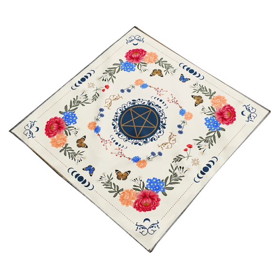 YongCo Tarots Tablecloth Eye Moon Pattern Astrology Altars Cloth Divinations Card Table Cloth Tapestry Witchcrafts Supply