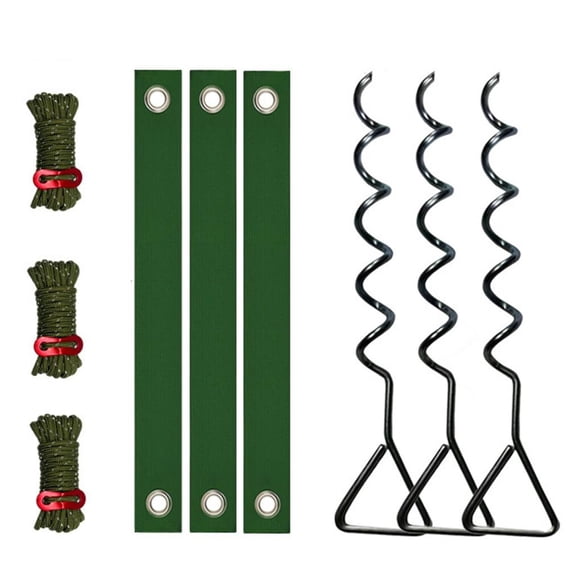 YongCo Tree Stakes and Supports Iron Coiled Stakes for Strong Anchoring in Soft or Hard Ground Ensuring Stability