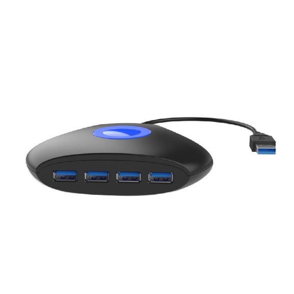 YongCo USB 3.0 Hub Adapter 4 Port Fast Speed Data Transfer USB Splitter Converter for P5/XSX Laptop, Desktop PC