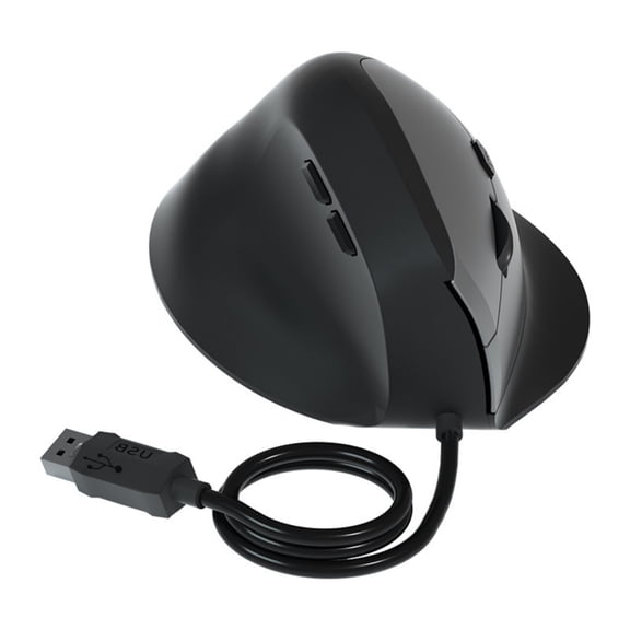YongCo Vertical USB Cord Mouse With 6 Customizable Button 1600DPI Ergonomic Desktop