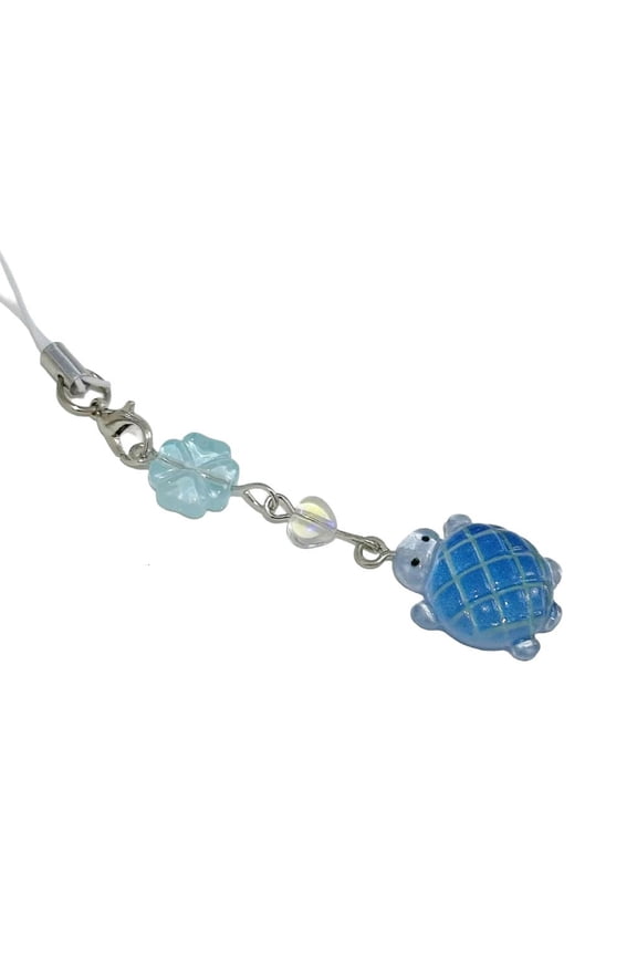 Lovely Turtles Keychain Retro Jelly Resin Charm for Phone Bag Car Decoratio Gift