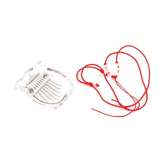 YongCo able Thumb Piano Crystal Transparent Kalimba Instrument 8 Keys Mini Thumb Piano Musical Instruments for Beginners