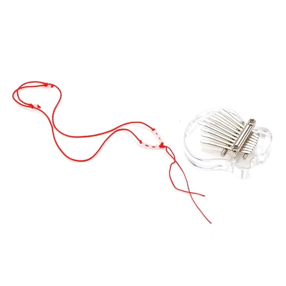 YongCo able Thumb Piano Crystal Transparent Kalimba Instrument 8 Keys Mini Thumb Piano Musical Instruments for Beginners