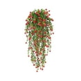 thumbnail image 1 of Yongcuo Artificial Hanging Ivy Vine with White Flowers, Greenery for Home Decor, Indoor Outdoor Wall Decoration, 6.5ft Vermilion, 1 of 4